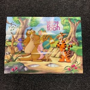 Vintage Disney’s Winnie the Pooh Characters Poster
